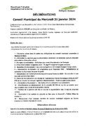 COMPTE-RENDU DU CM 31.01.2024